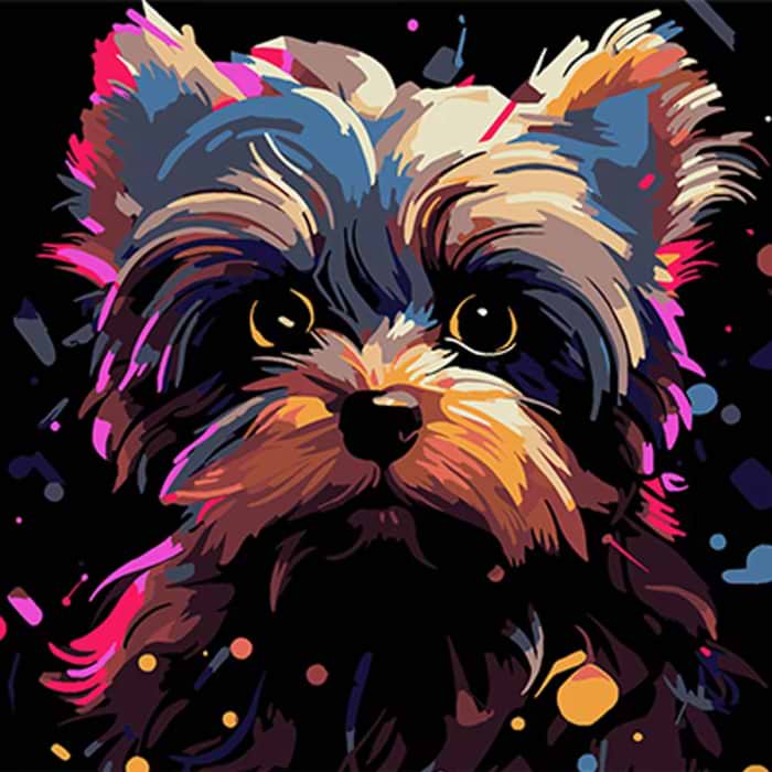 Картина по номерам Strateg Йорк цвет экспрессии 30х30 см (SH3030-23)