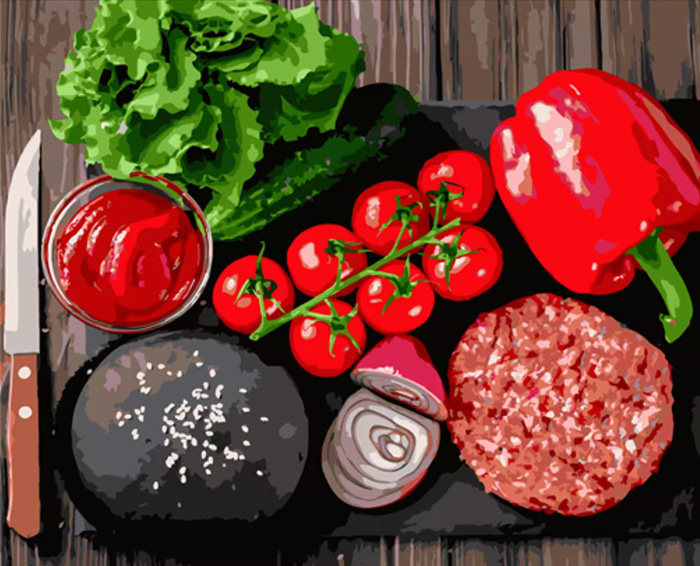 Купити Картина за номерами Strateg Овочевий асортимент 40х50 см (MZ056) - Фото 1 Картина за номерами Strateg Овочевий асортимент 40х50 см (MZ056) - Фото 1