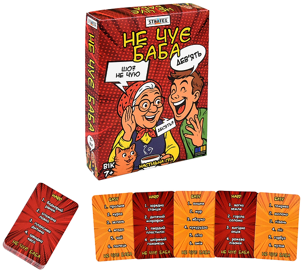 Фото - Настольная игра (5-7 лет) Strateg Не слышит баба (30948)