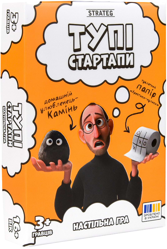 Настольная игра (3-4 года) Strateg Тупые Стартапы (30957)
