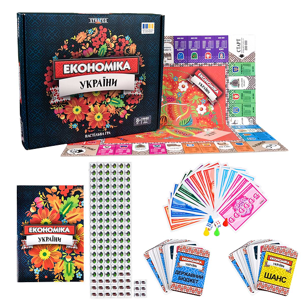 Фото - Настольная игра (8+) Strateg Экономика Украины (31029)