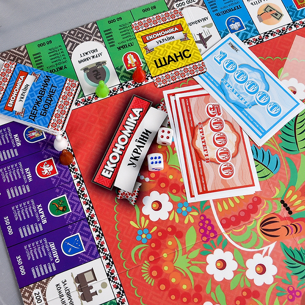 Фото - Настольная игра (8+) Strateg Экономика Украины (31029)