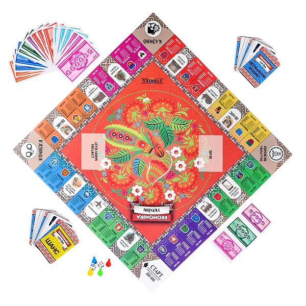 Фото - Настольная игра (8+) Strateg Экономика Украины (31029)