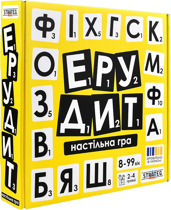 Фото - Настольная игра (8+) Strateg Эрудит укр (30619) Фото - Настольная игра (8+) Strateg Эрудит укр (30619)