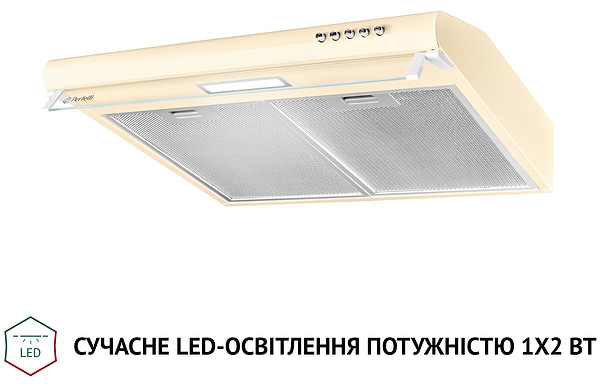 Фото - Вытяжка традиционная Perfelli PL 5144 IV LED