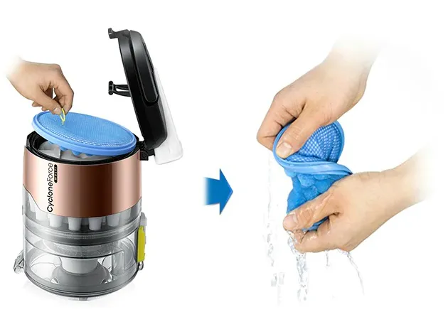 Фото - Уцінка - Пилосос для сухого прибирання без мішка Samsung VCC45W0S36/UK #