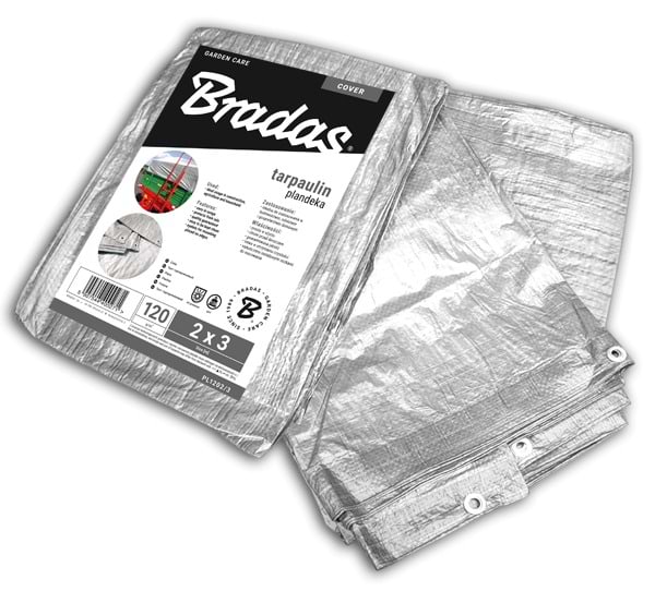 Тент BRADAS посилений 2x3 м 120 г/м (PL1202/3)
