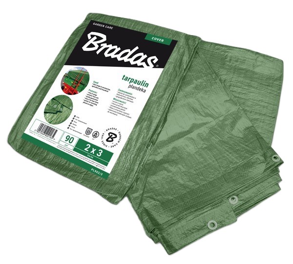 Тент BRADAS посилений 6x10 м 90 г/м (PL906/10)