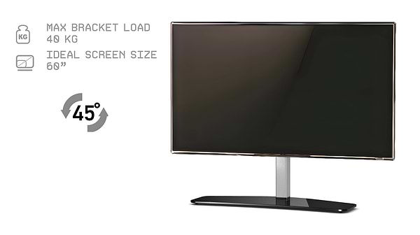 Фото - Тумба для телевизора Sonorous PL 2345-B-SLV