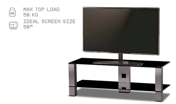 Фото - Тумба для телевизора Sonorous PL 3410-B-INX