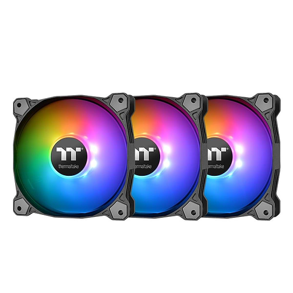 Фото - Корпусный вентилятор Thermaltake Pure Plus RGB 12 Radiator Fan TT Premium Edition (CL-F063-PL12SW-A)