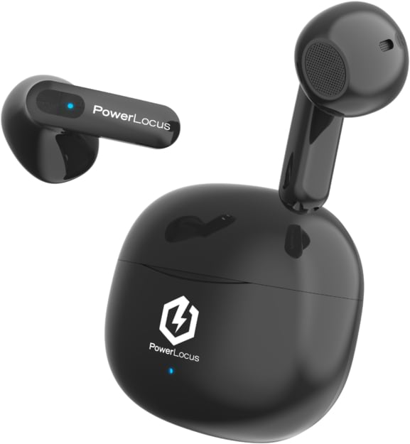 Фото - Наушники вкладыши беспроводные TWS PowerLocus Vibe black (pwl-vibe-black)