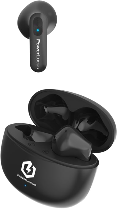 Фото - Наушники вкладыши беспроводные TWS PowerLocus Vibe black (pwl-vibe-black)