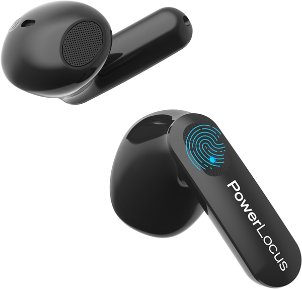 Фото - Наушники вкладыши беспроводные TWS PowerLocus Vibe black (pwl-vibe-black)