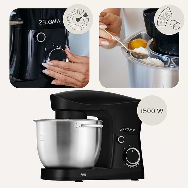 Фото - Планетарний міксер Zeegma PLANEET EASY BLACK