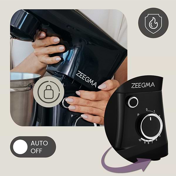 Фото - Планетарний міксер Zeegma PLANEET EASY BLACK