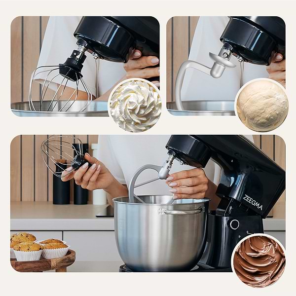 Фото - Планетарний міксер Zeegma PLANEET EASY BLACK
