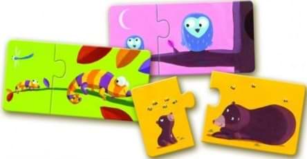 Фото - Пазли (3-4 роки) Djeco гра Мама і Малюк (DJ08157)