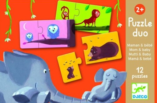 Фото - Пазли (3-4 роки) Djeco гра Мама і Малюк (DJ08157) Фото - Пазли (3-4 роки) Djeco гра Мама і Малюк (DJ08157)