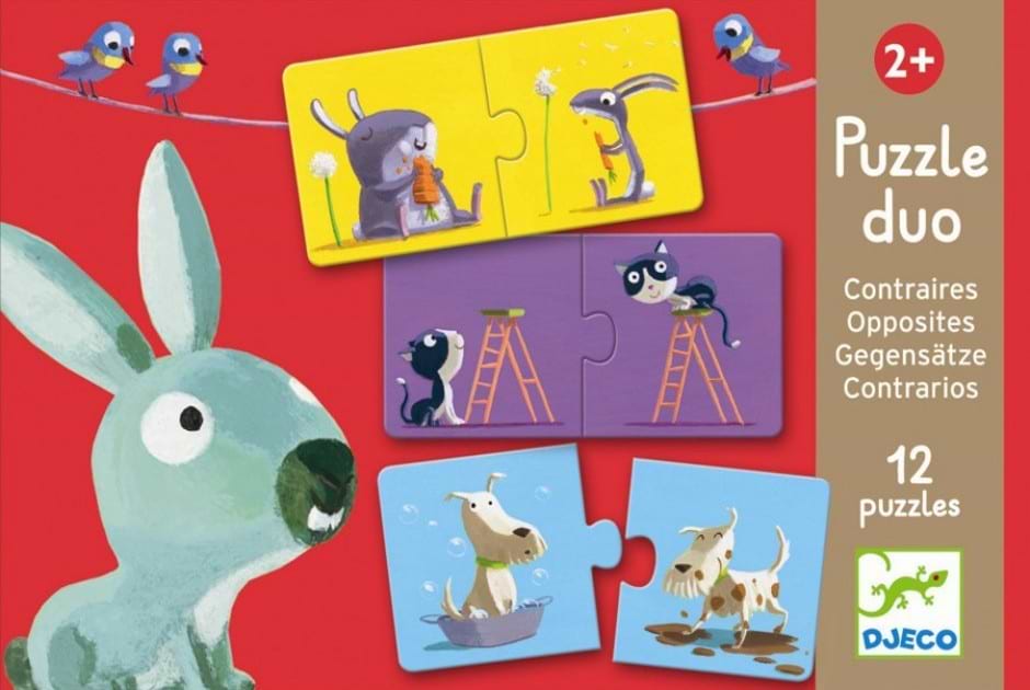 Пазли (3-4 роки) Djeco гра Протилежності (DJ08162) - Фото 1