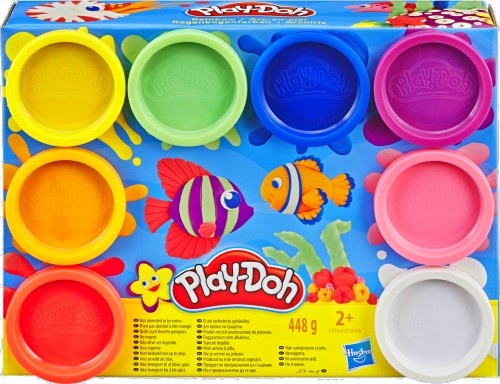 Фото - Матеріали Hasbro Play-Doh 8 кольорів Веселка (E5044_E5062)