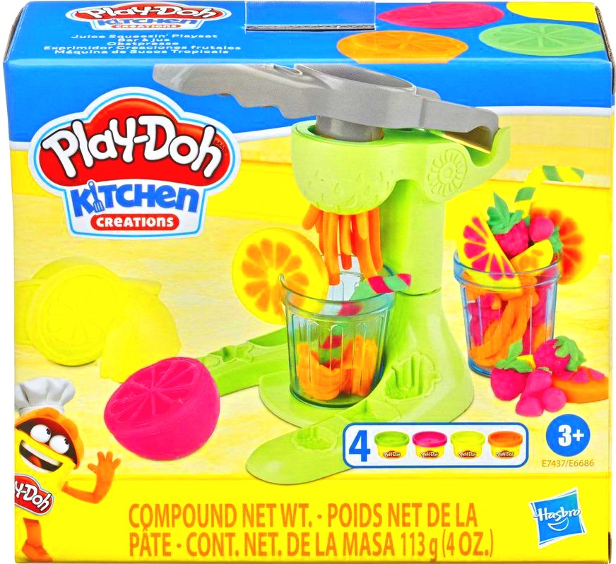 Набори для ліплення Play Doh Hasbro тропічні соки (E6686_E7437)