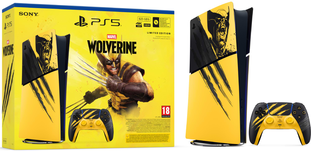 Ігрова приставка PlayStation 5 Slim Digital Edition [Marvel's Wolverine Limited Edition]