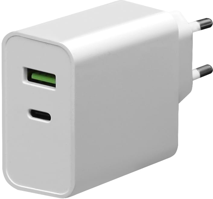 Сетевое зарядное устройство Platinet Wall Charger 45W Type-C PD3.0+USB2.4A (PLCUPD45W)