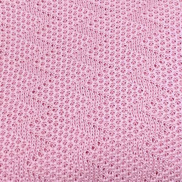 Фото - Плед полуторный Прованс Дино зигзаг Розовый 130х170 см (022436)