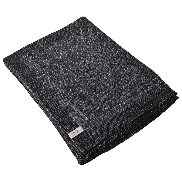 Фото - Плед полуторный Прованс MONO Black 140х180 см (014578)