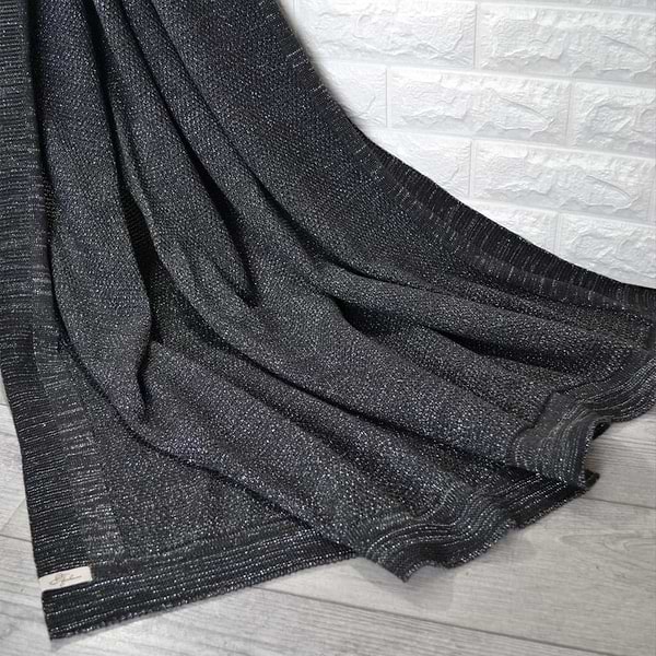 Фото - Плед полуторный Прованс MONO Black 140х180 см (014578)