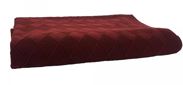 Фото - Плед односпальний Прованс Touch винний 90х130 см (015469)