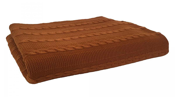 Фото - Плед полуторный Прованс Touch терракот 130х170 см (015475)