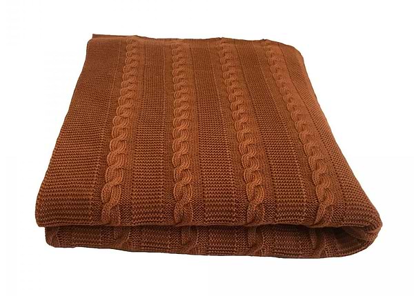 Фото - Плед полуторный Прованс Touch терракот 130х170 см (015475)