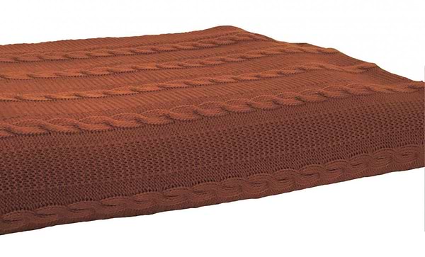 Фото - Плед полуторный Прованс Touch терракот 130х170 см (015475)