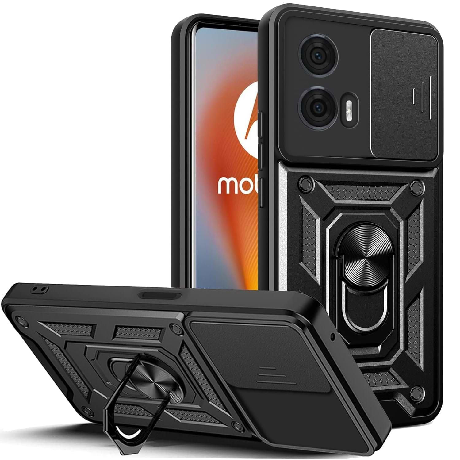 Чехол для смартфона BeCover Military for Motorola Edge 50 Fusion Black (712162) - Фото 1