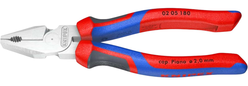 Плоскогубці KNIPEX комбіновані 180 мм (02 05 180)