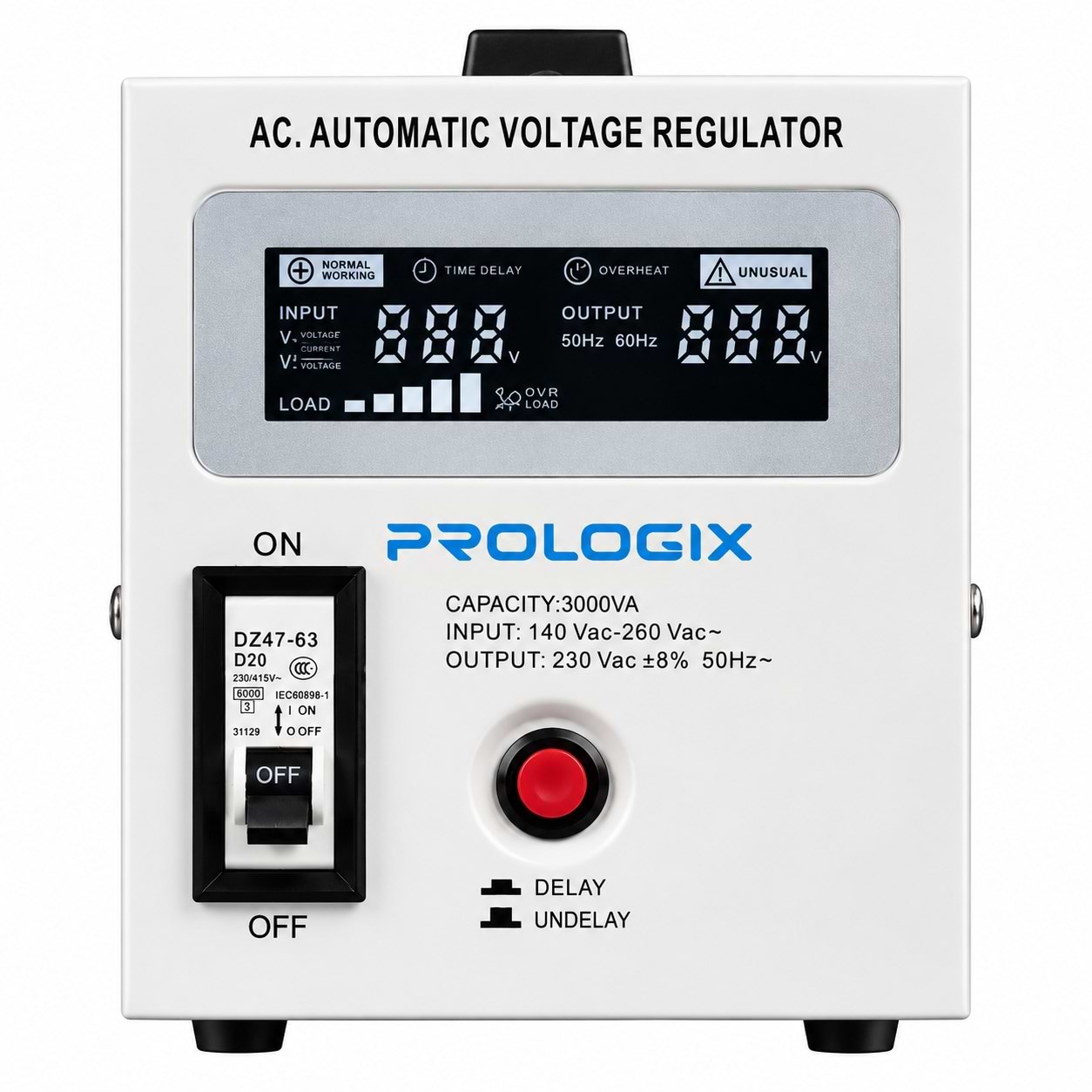 Стабілізатор напруги ProLogix 3000VA (PLSTAB-REL3000T)