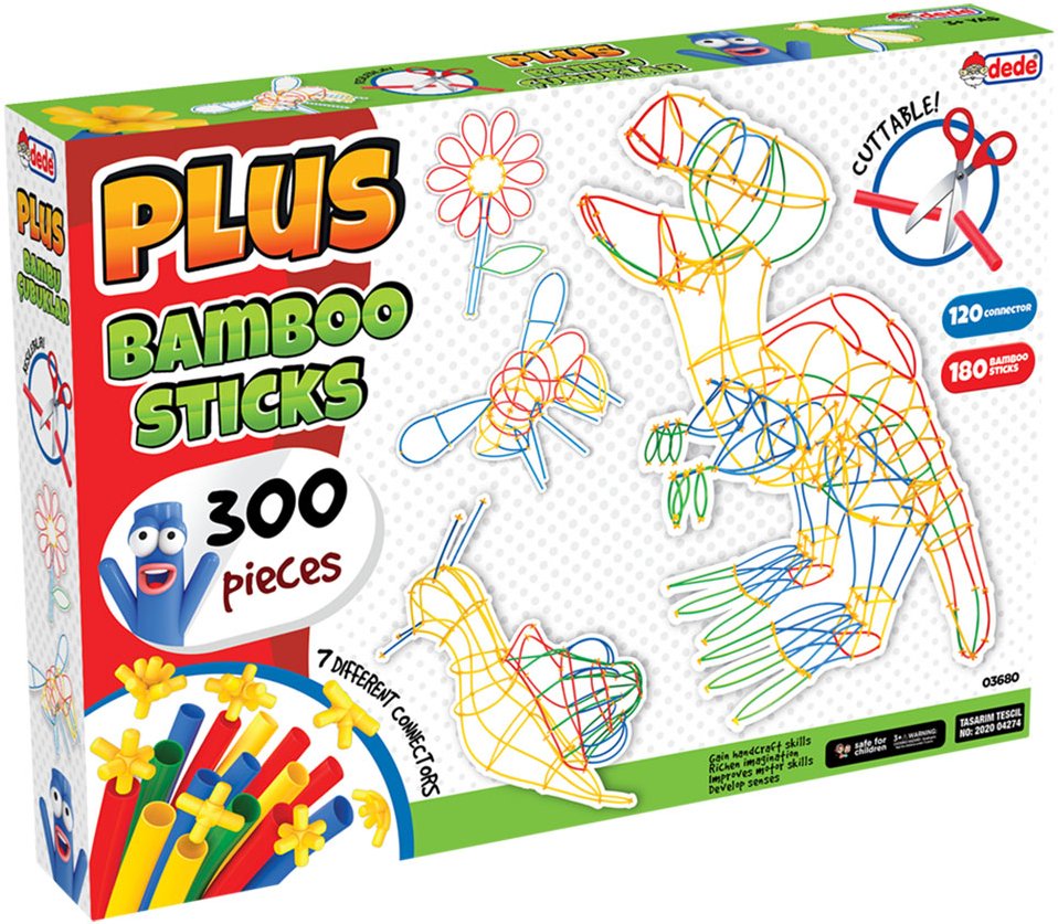 Пластиковий конструктор dede Природа 300 шт. (03680)