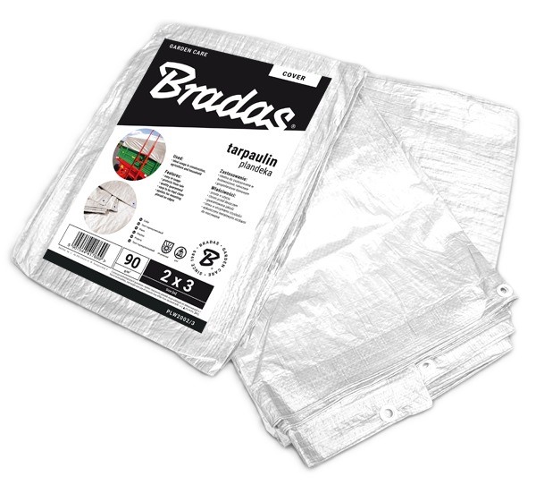Тент BRADAS 6х10 м 90 г/м White (PLW906/10)