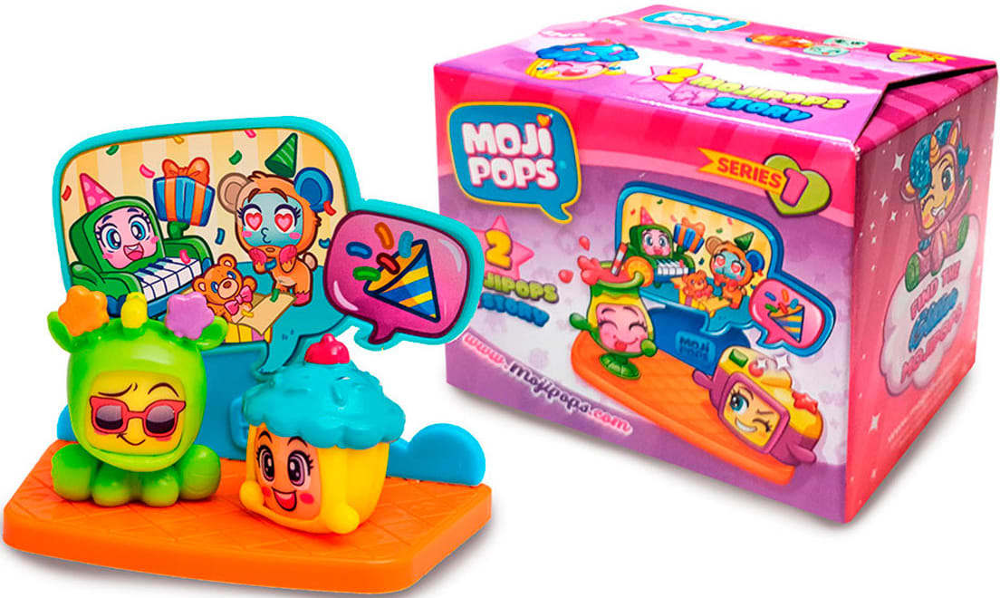 Набор игровых фигурок Moji Pops S1 – КОРОБОЧКА ПРИКЛЮЧЕНИЙ (2 фигурки, сцена)(PMP1D612IN00)