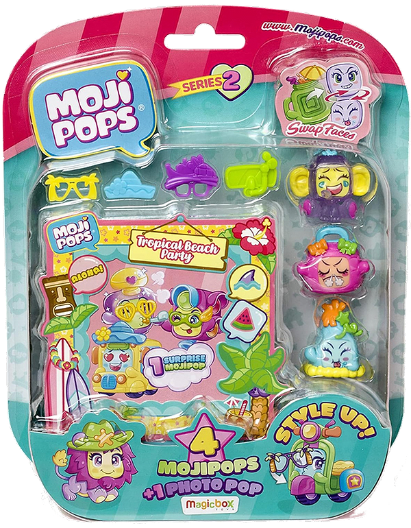 Фото - Набір ігрових фігурок Moji Pops S2 – ФОТОСЕСІЯ (4 фігурки, аксесуари) (PMP2B416IN00)