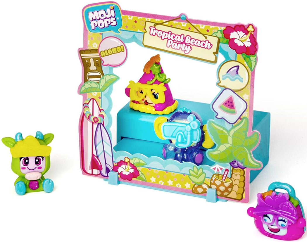 Набір ігрових фігурок Moji Pops S2 – ФОТОСЕСІЯ (4 фігурки, аксесуари) (PMP2B416IN00) - Фото 1