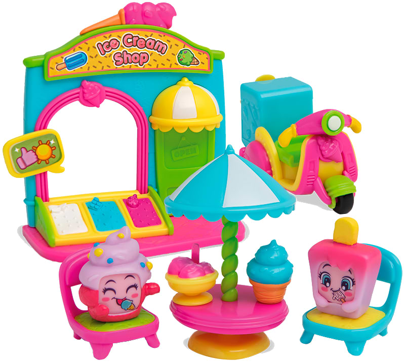 Купити Набір ігрових фігурок Moji Pops ДЖЕЛАТЕРІЯ (2 фігурки, аксесуари) (PMPSB216IN20) - Фото 1 Набір ігрових фігурок Moji Pops ДЖЕЛАТЕРІЯ (2 фігурки, аксесуари) (PMPSB216IN20) - Фото 1