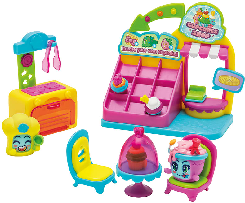 Набір ігрових фігурок Moji Pops КАПКЕЙК-КАФЕ (2 фігурки, аксесуари) (PMPSB216IN50) - Фото 1