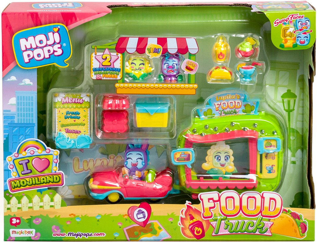 Фото - Набор игровых фигурок Moji Pops ФУРГОНЧИК С ЕДОЙ (2 фигурки, аксессуары) (PMPSB216IN80)