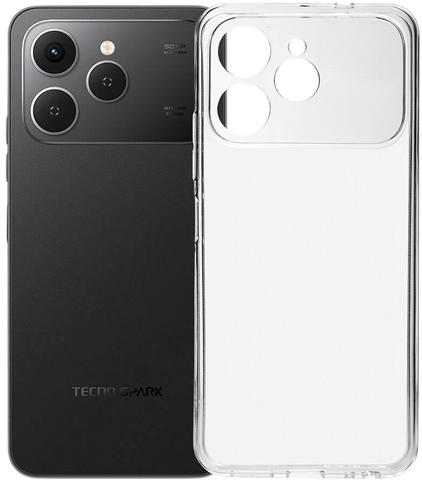 Фото - Чехол для смартфона BeCover for Tecno Spark 40 4G (KM5) Transparancy (715062)