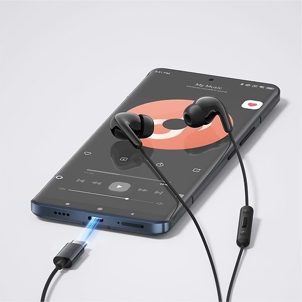 Фото - Наушники вкладыши проводные Xiaomi Type-C Earphones (BHR8930GL) Black