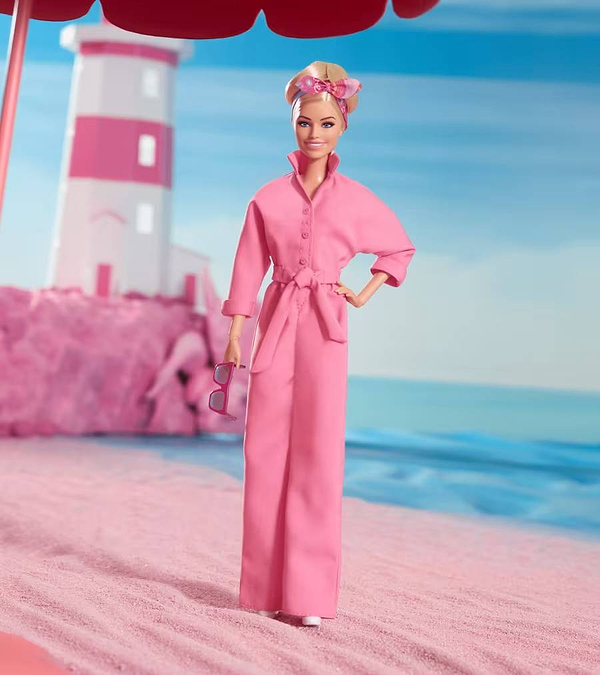Фото - Колекційна лялька Barbie “Pink Power Jumpsuit” за мотивами фільму "Барбі" (HRF29)