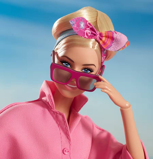 Фото - Колекційна лялька Barbie “Pink Power Jumpsuit” за мотивами фільму "Барбі" (HRF29)